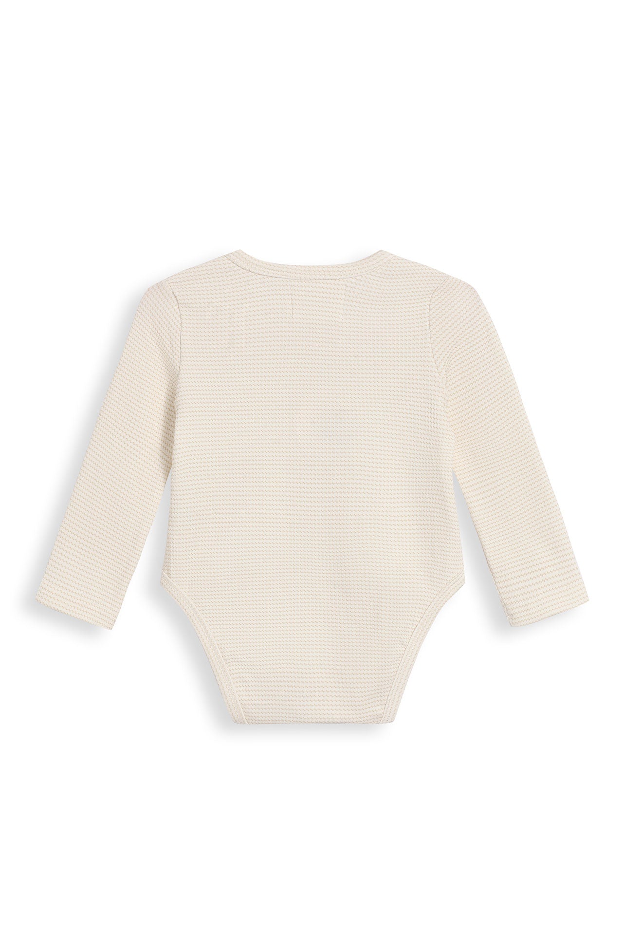 Henley Rib Bodysuit Trellis Oat