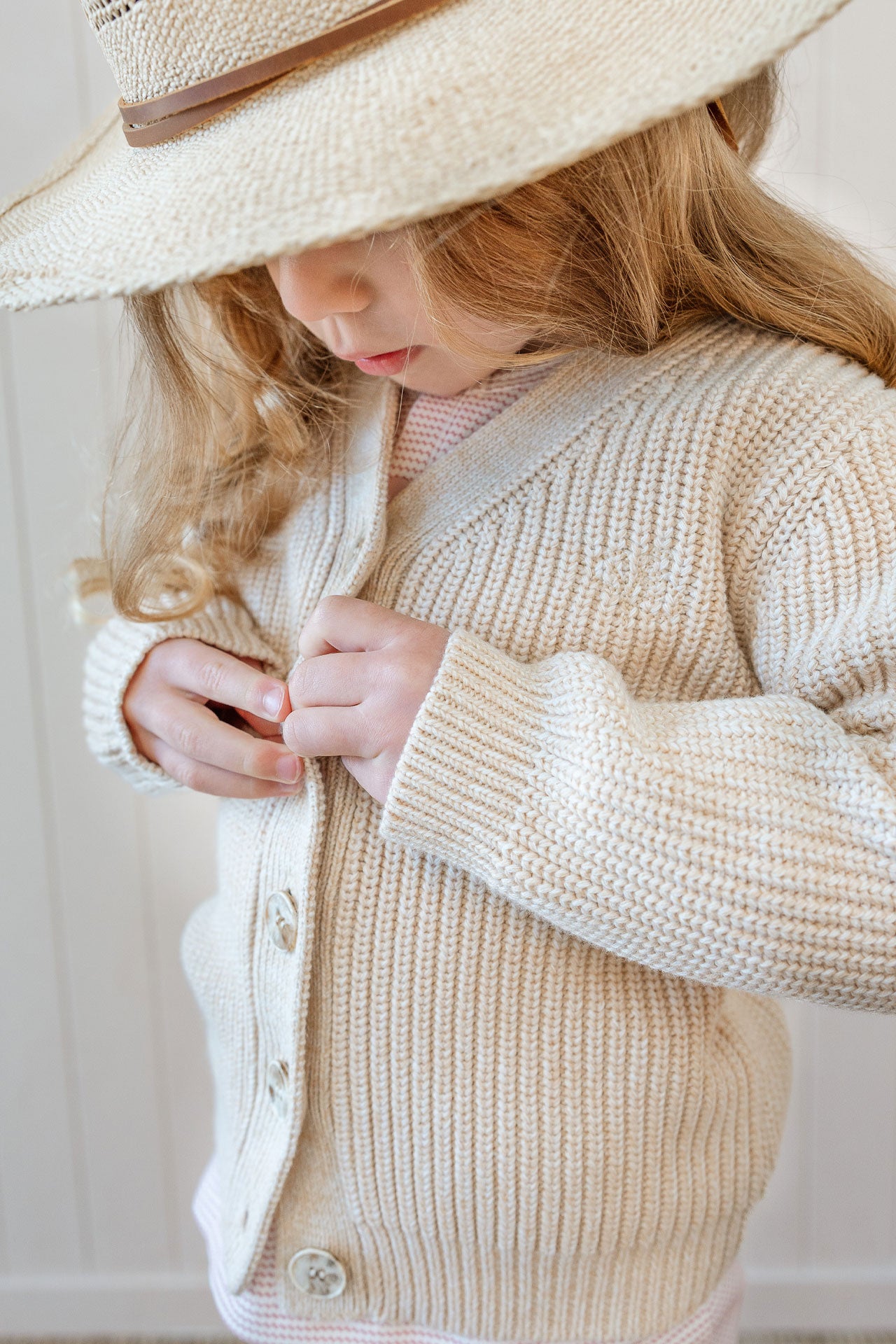 Chunky Knit Cardigan Oat