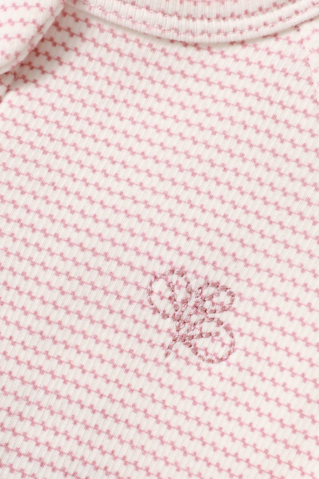 Growsuit Rib Trellis Pink