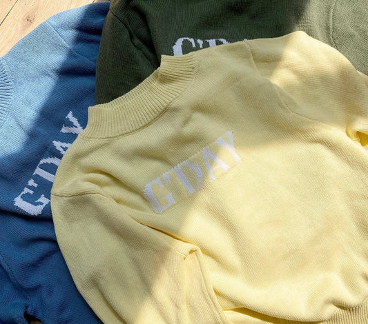 Women's G'DAY Jumper Sunshine