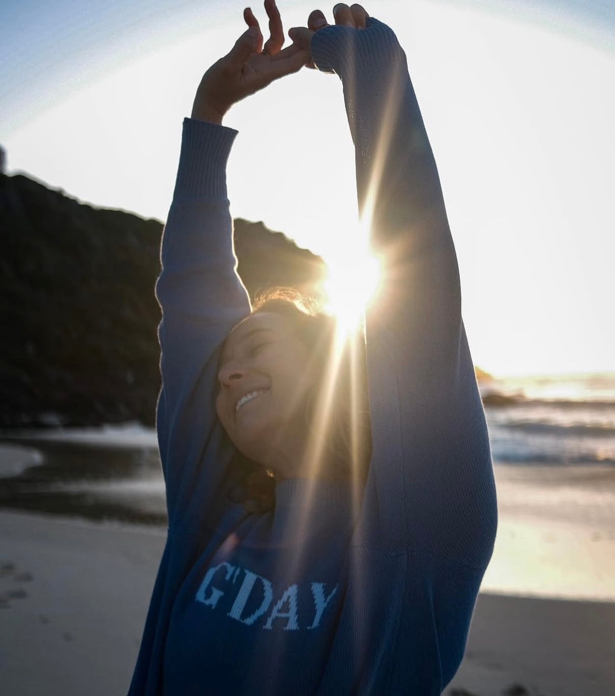 Women's G'DAY Jumper Blue