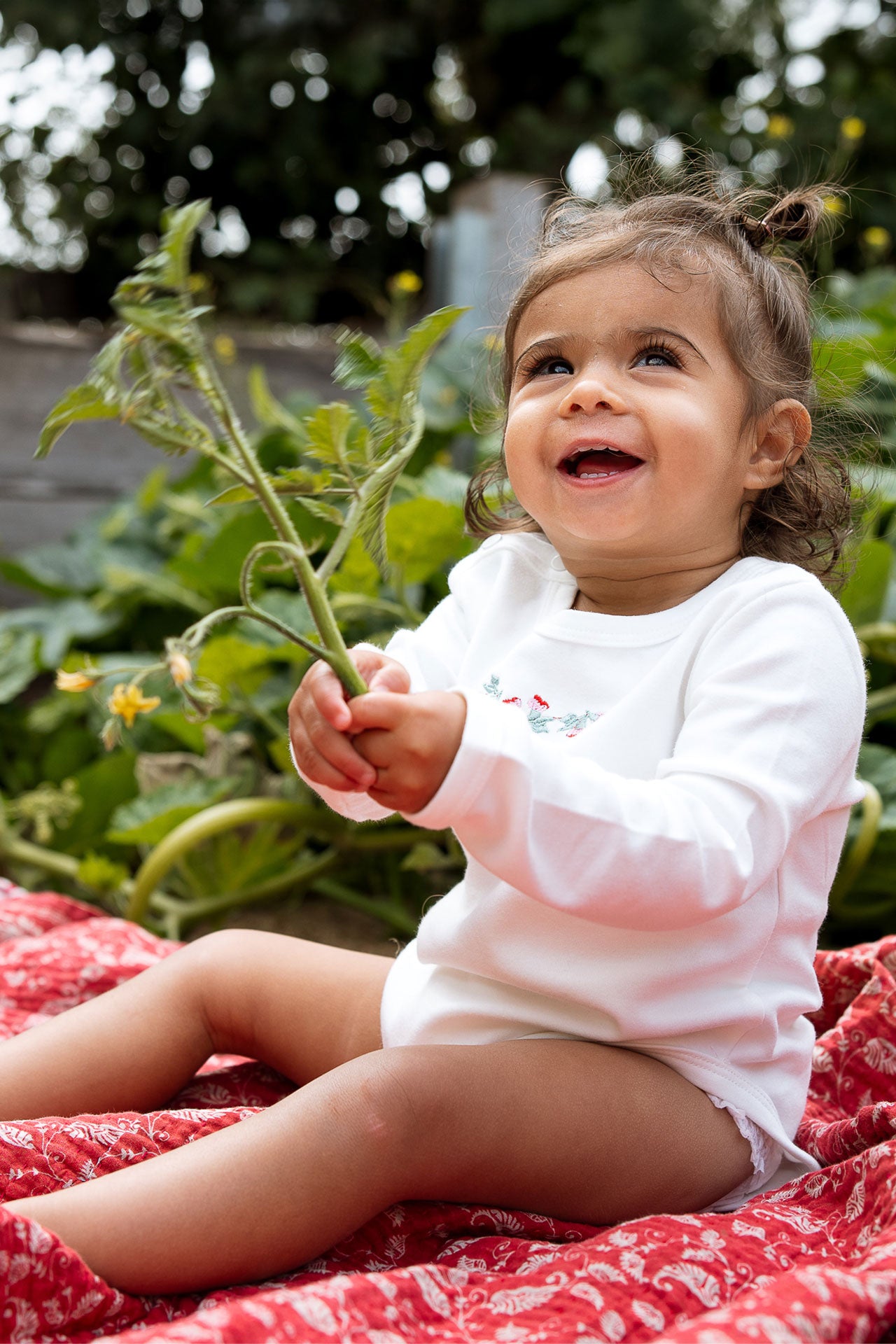 Organic Baby Clothes Romper, Long Sleeves, Snow Sizes 0000-1