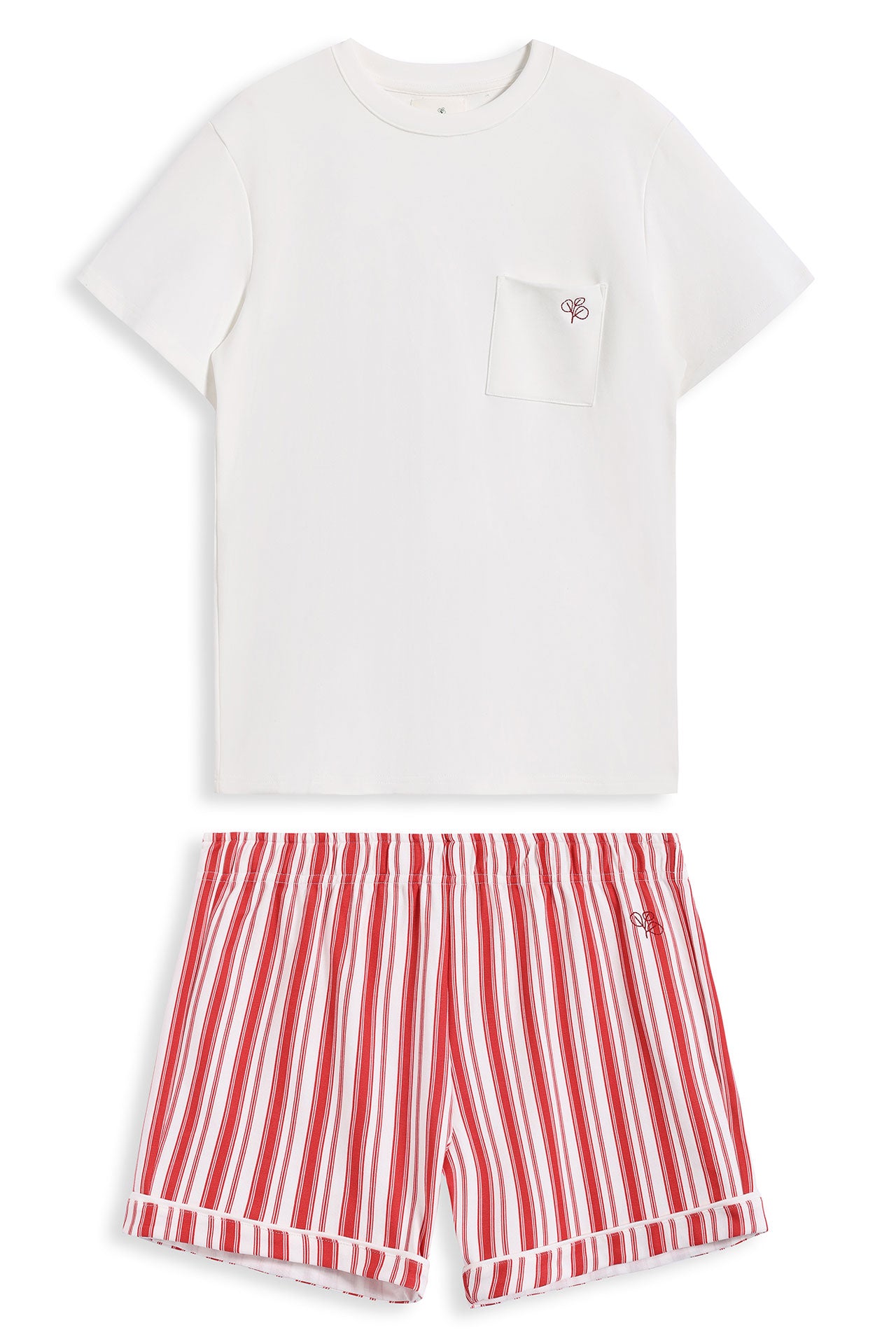 Men's PJ Set Holiday Stripe