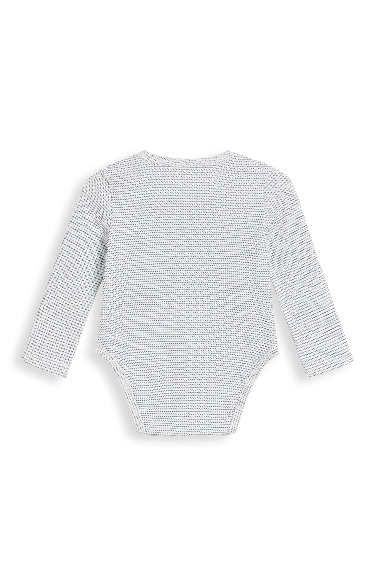 Henley Rib Bodysuit Trellis Navy