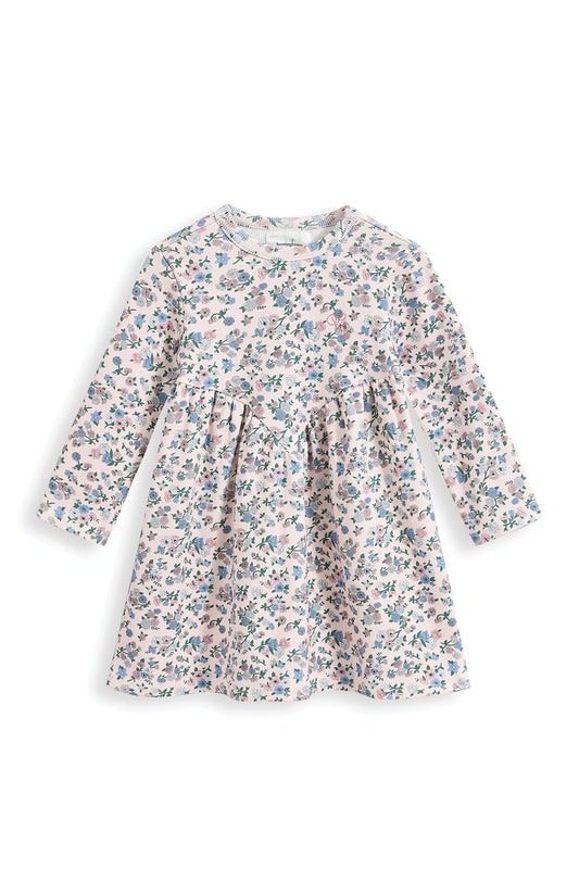 Elodie Rib Dress Cornflower