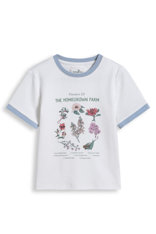 Flowers Jersey Tee