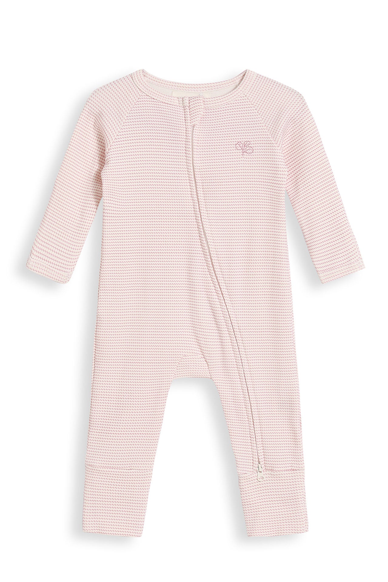 Growsuit Rib Trellis Pink