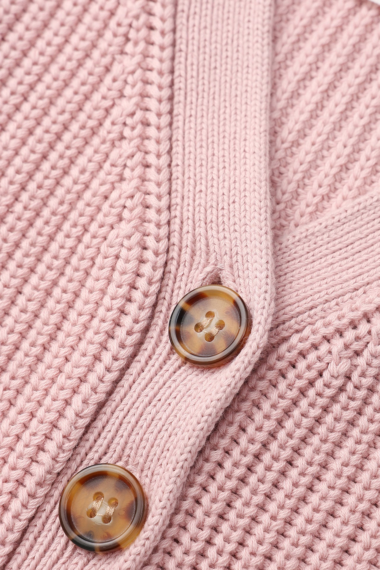 Chunky Knit Cardigan Petal