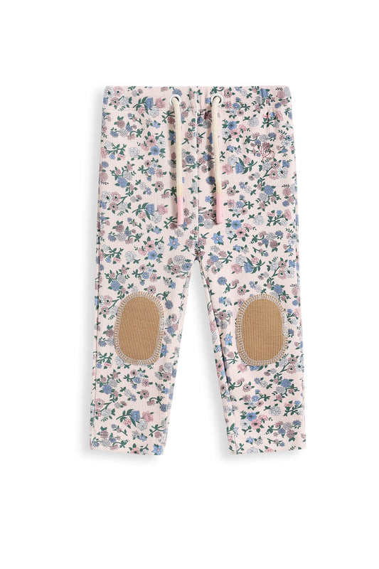 Rib Patch Legging Cornflower