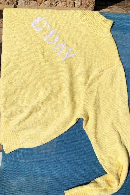 Women's G'DAY Jumper Sunshine