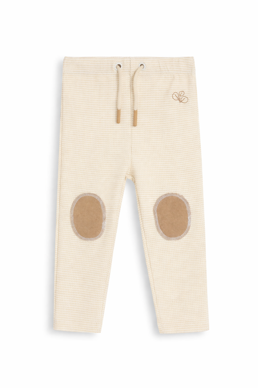 Rib Patch Legging Trellis Oat
