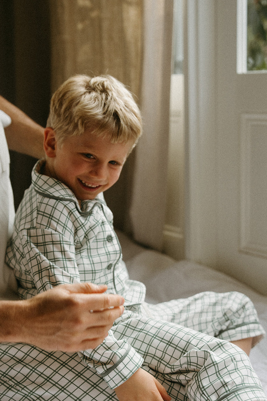 Pyjama Set Green Check