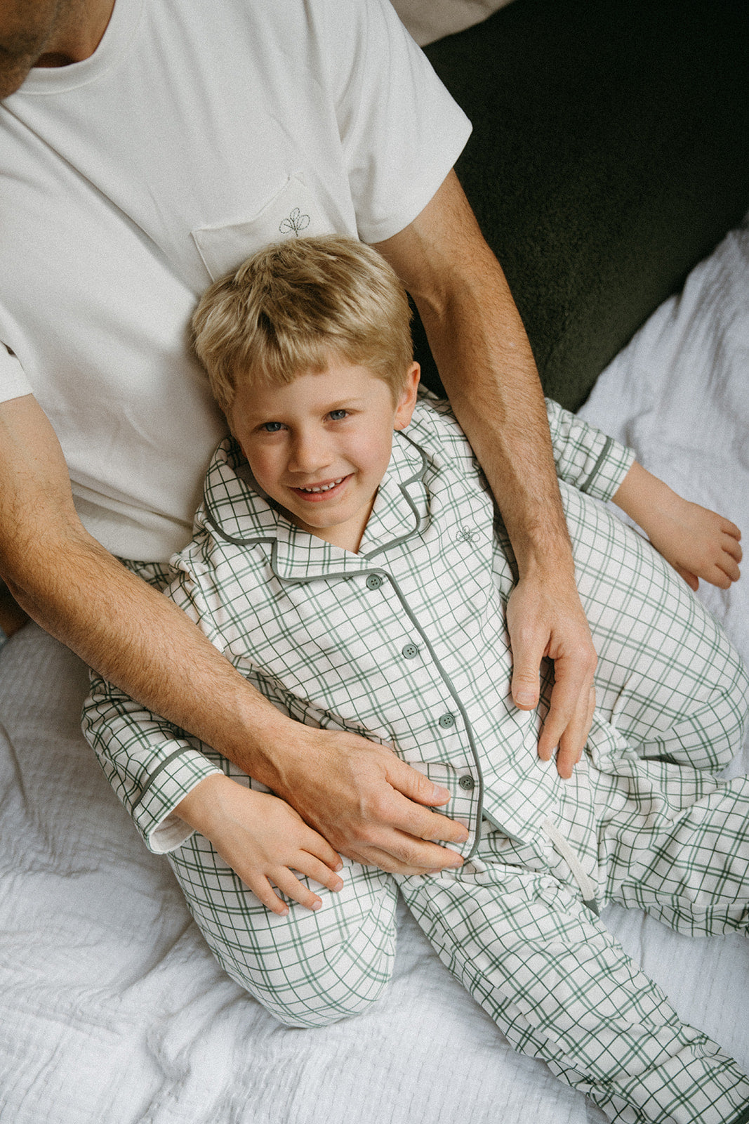 Pyjama Set Green Check