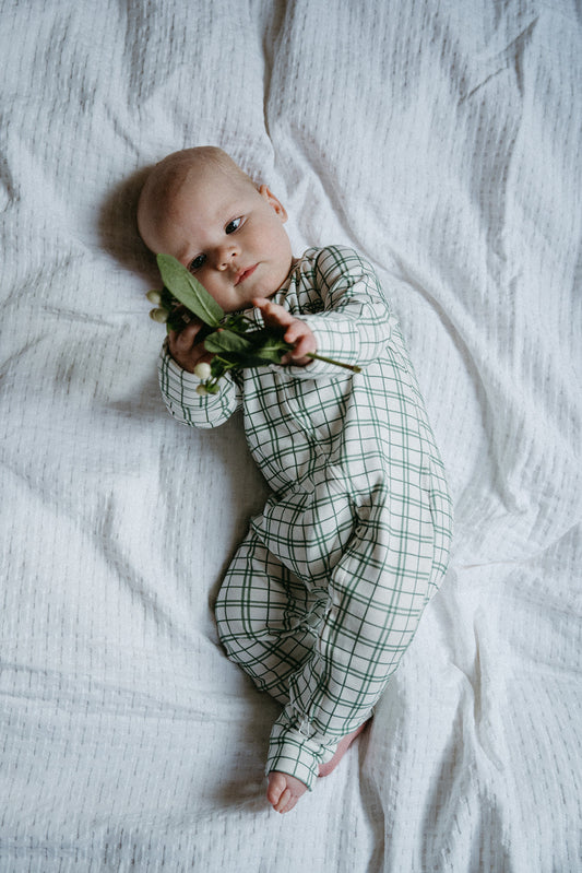 Growsuit Jersey Green Check