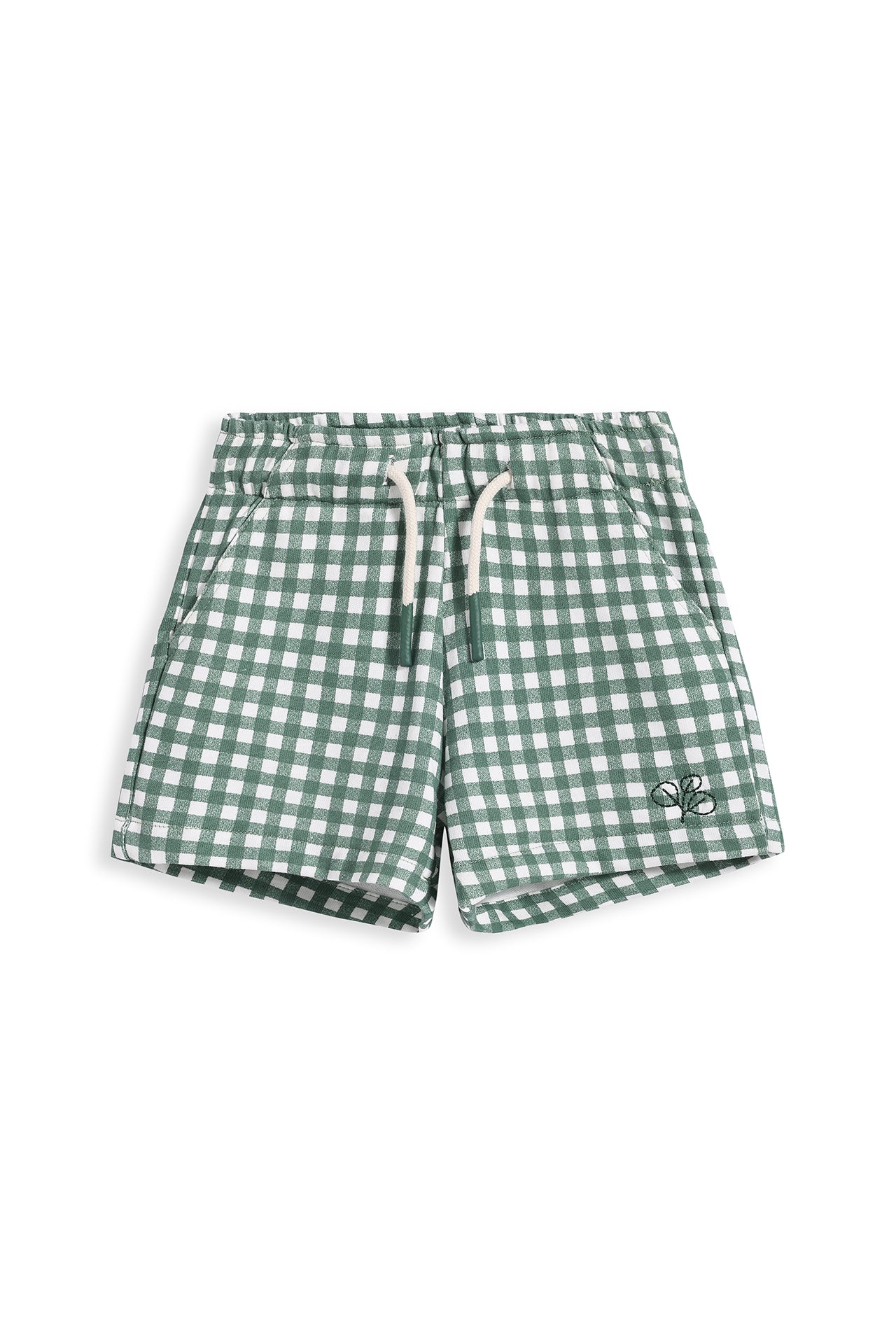 Artie Shorts Green Gingham