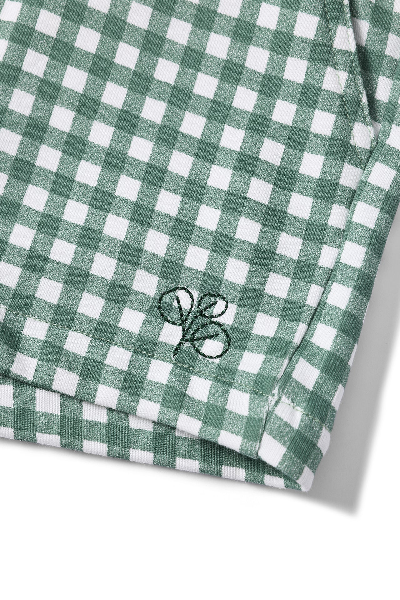 Artie Shorts Green Gingham