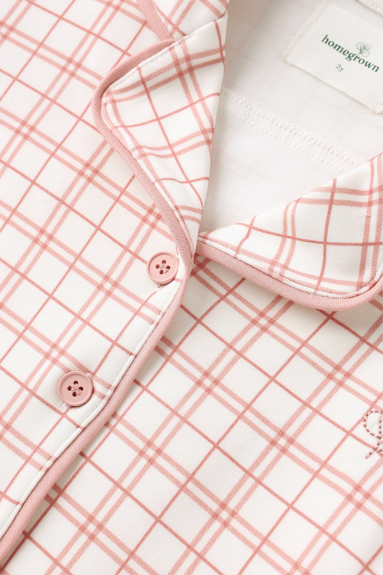 Pre-Order Pyjama Set Pink Check