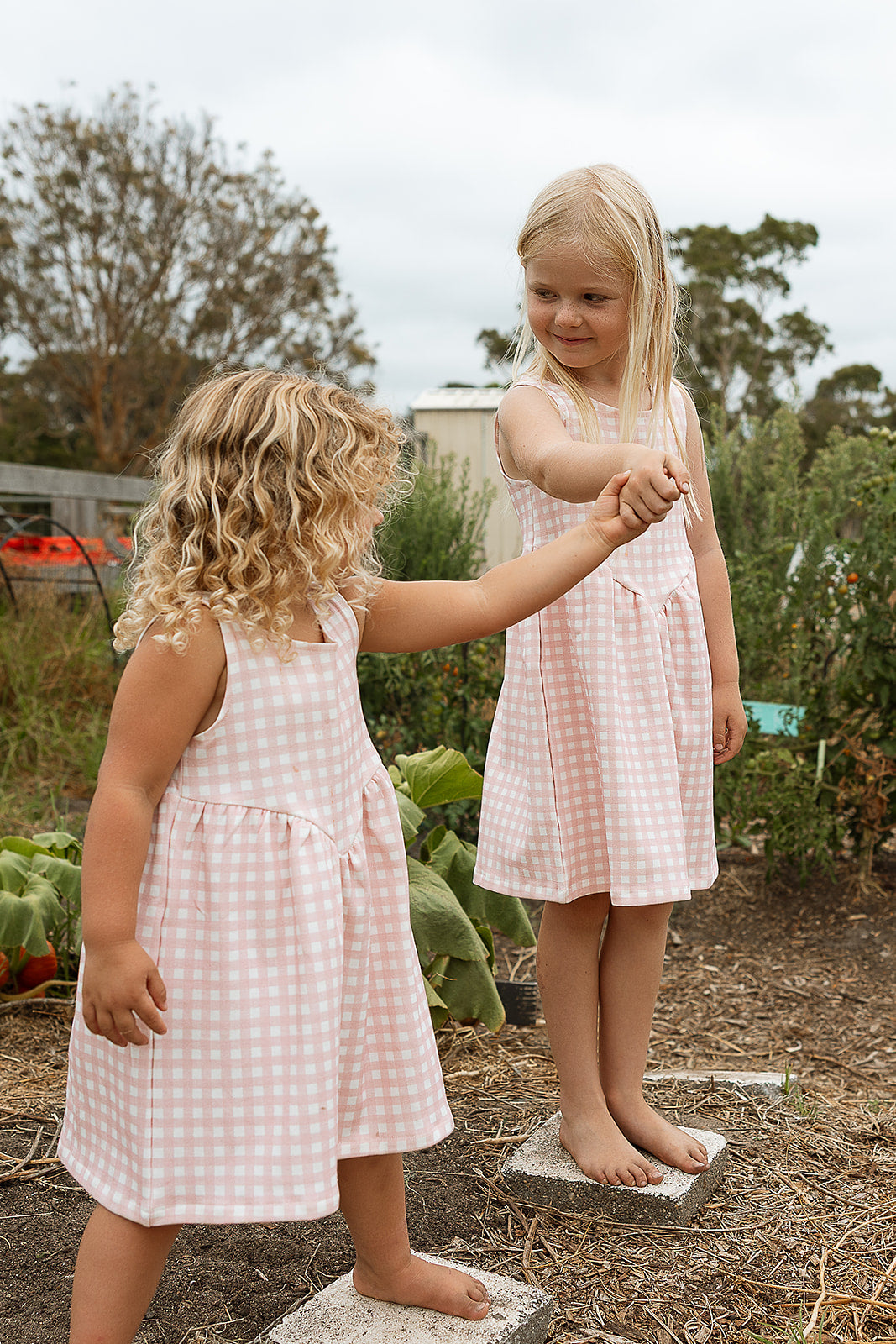 Rosie Dress Pink Gingham