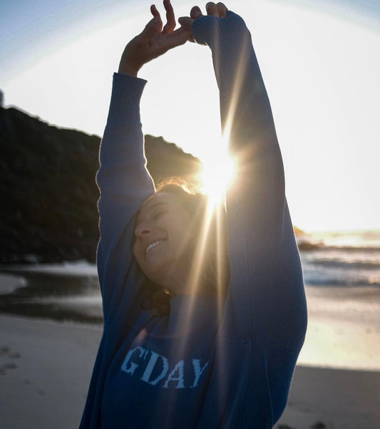 Women's G'DAY Jumper Blue