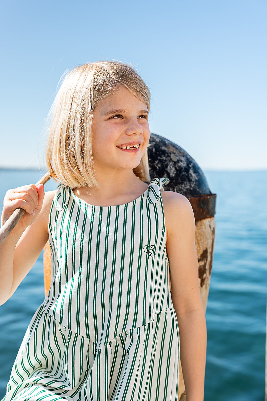 Nelly Dress Seaside Stripe