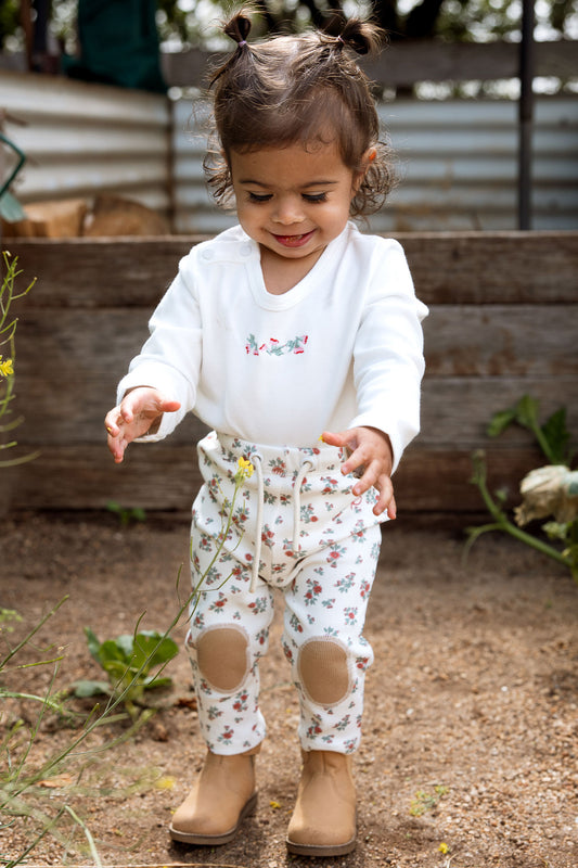 Rib Patch Legging Eucalypt