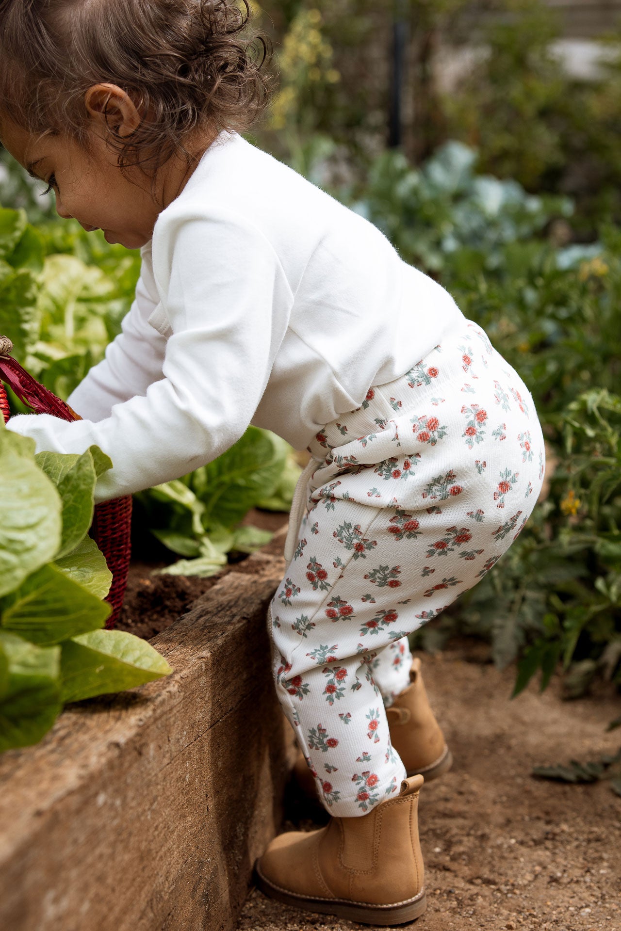 Rib Patch Legging Eucalypt