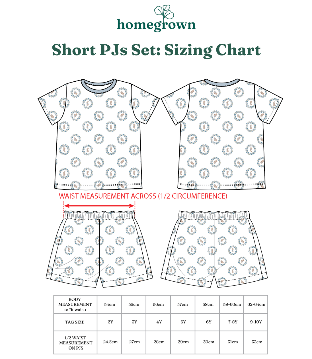 Short PJs Easter Berry