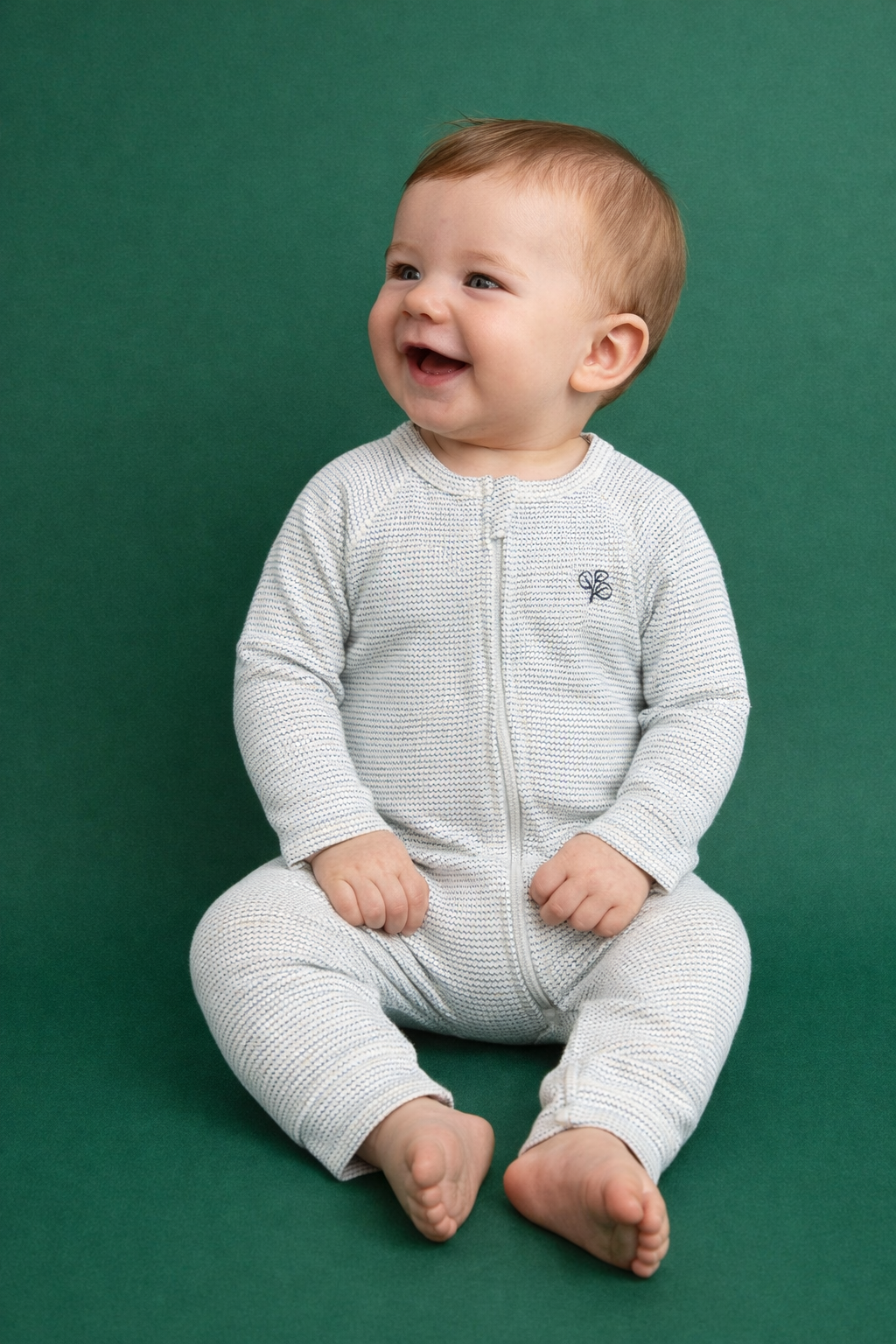 Growsuit Rib Trellis Navy