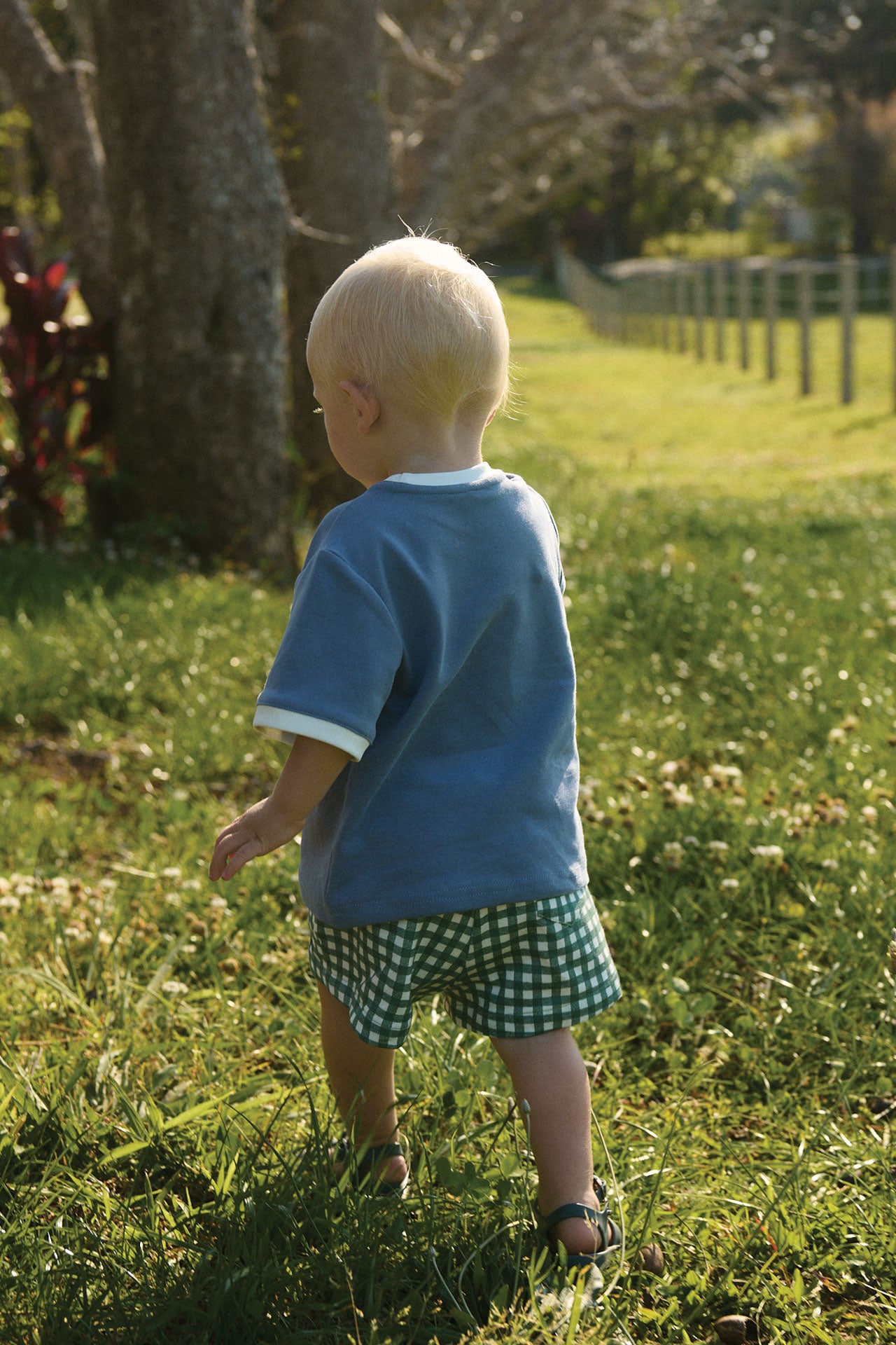 Logo Tee Vintage Blue