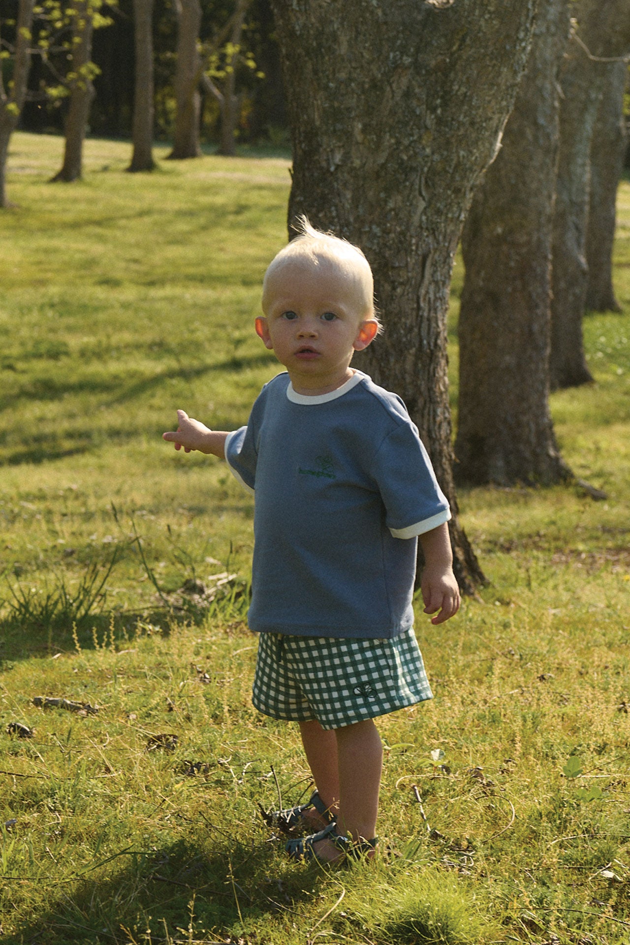 Logo Tee Vintage Blue