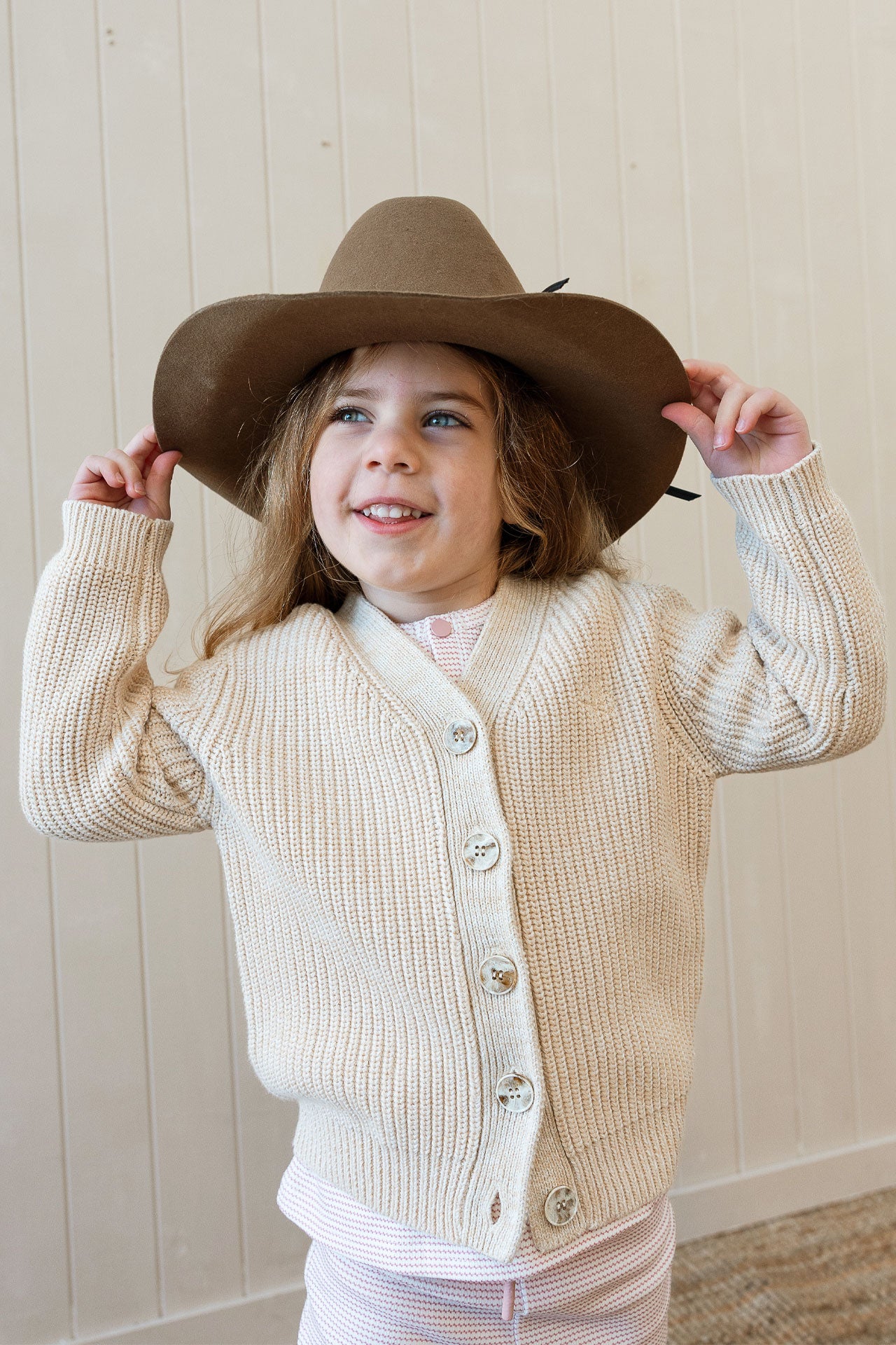 Chunky Knit Cardigan Oat