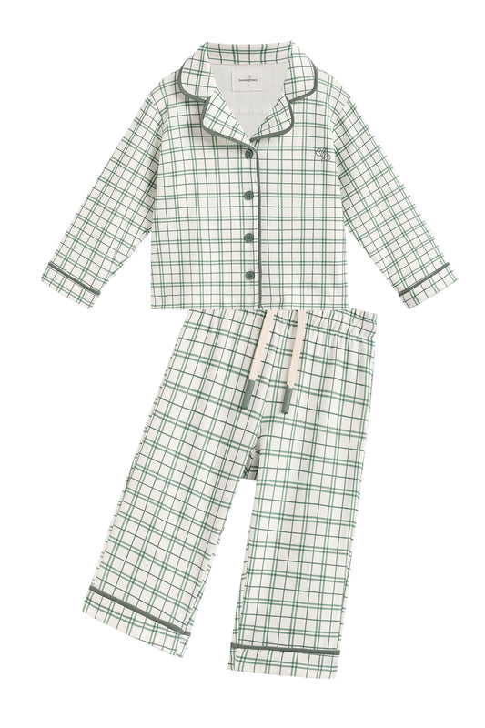 Pre-Order Pyjama Set Green Check