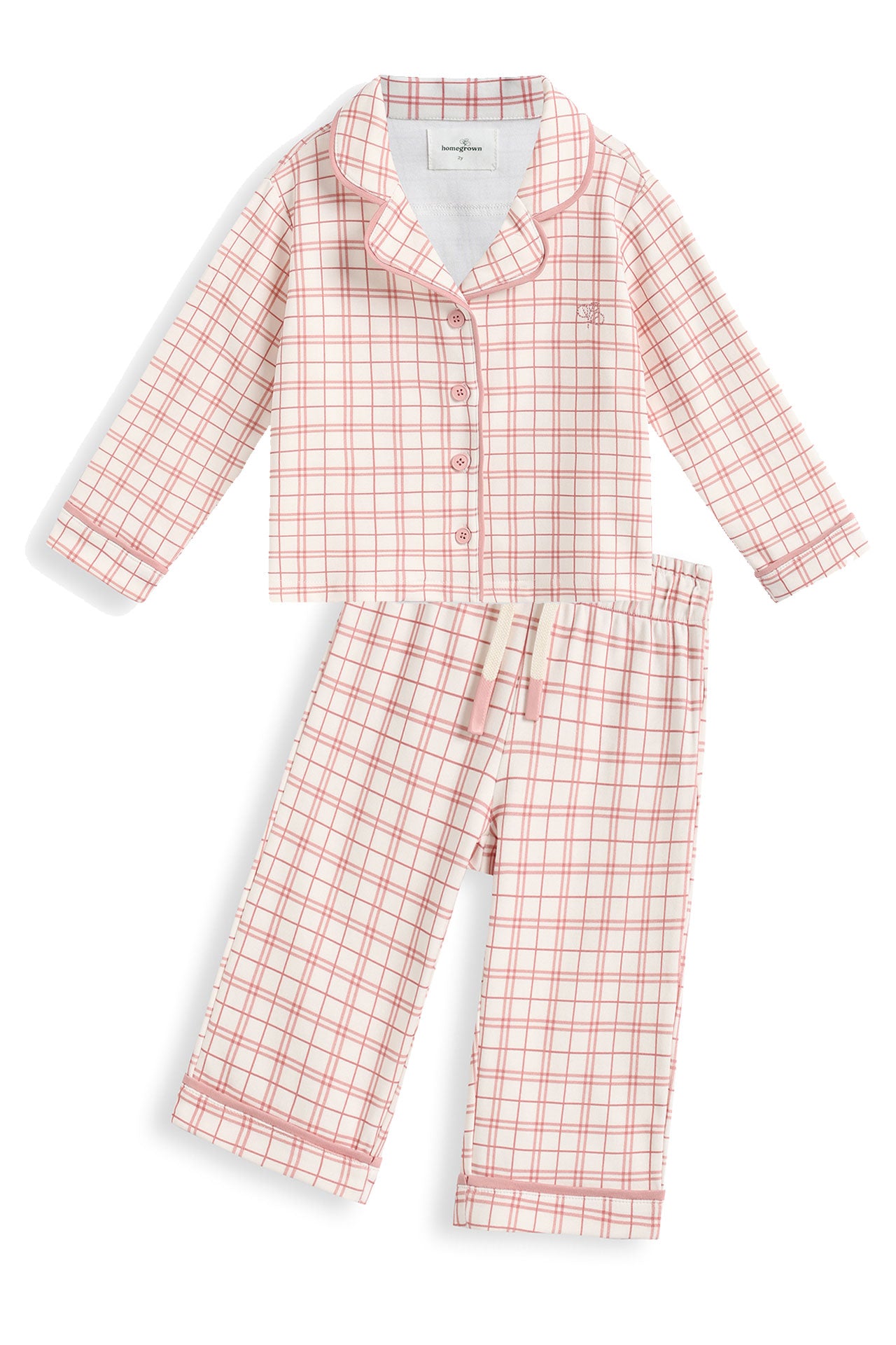 Pre-Order Pyjama Set Pink Check
