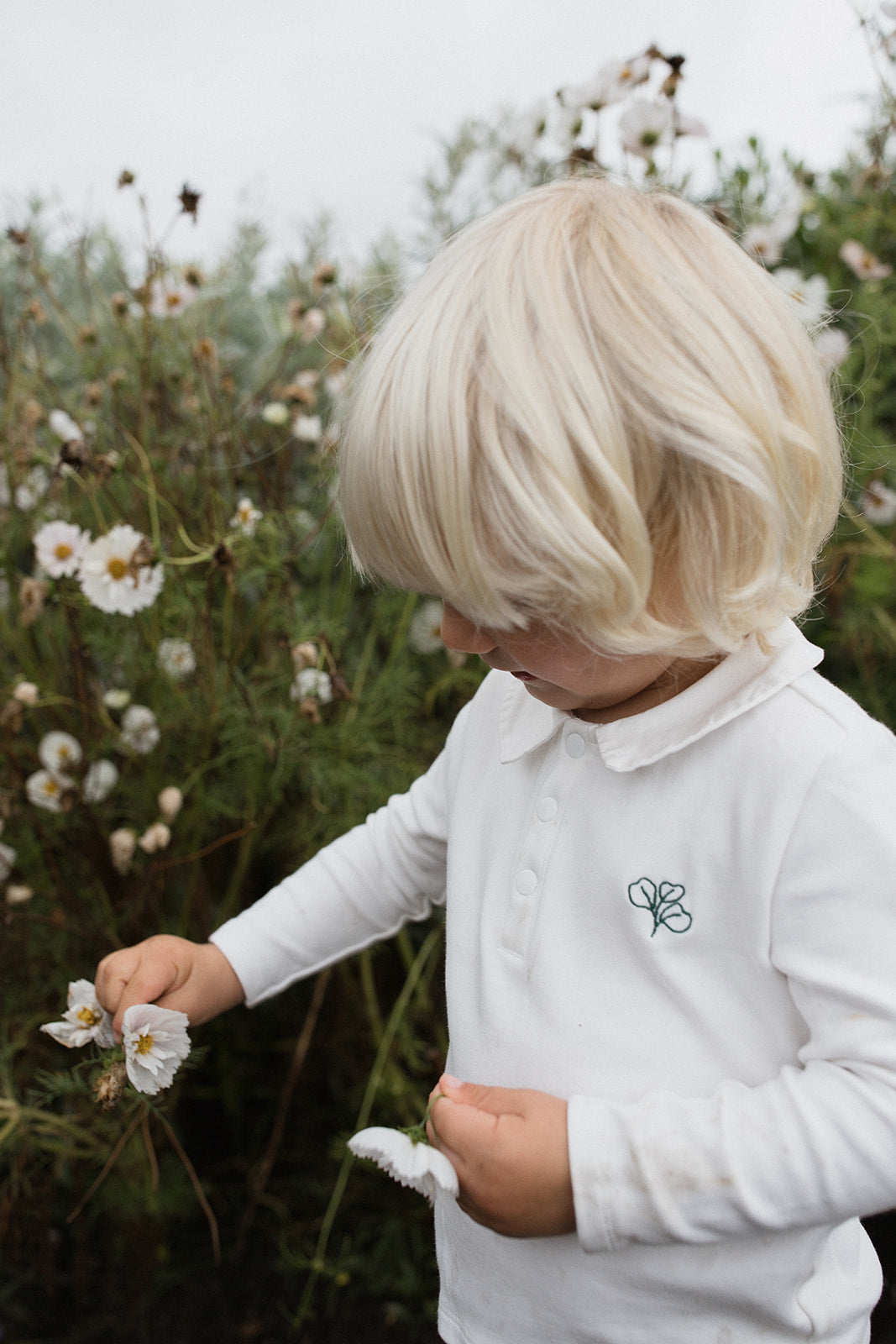 Peter Pan Long Sleeve Top Cloud